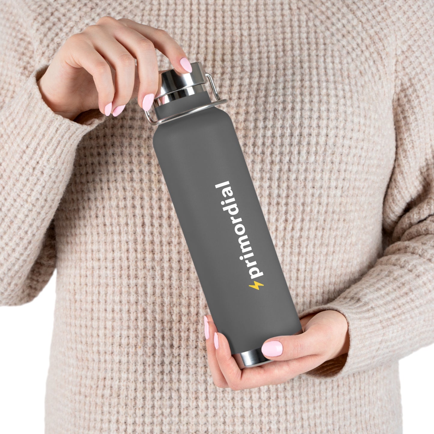 Copper Vacuum Insulated Bottle, 22oz - Primordial